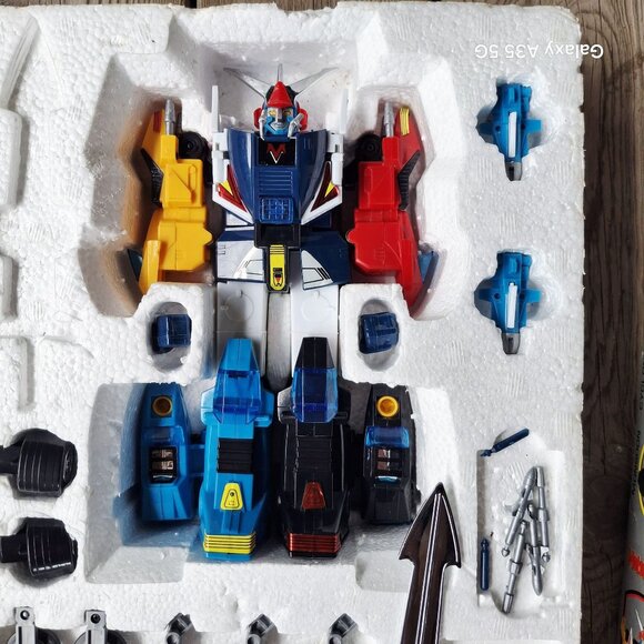 Vintage 1980 Super 5 In 1 Robot Motor Jumbo Convertible Fighter TS-336 Toy Set - Picture 10 of 12